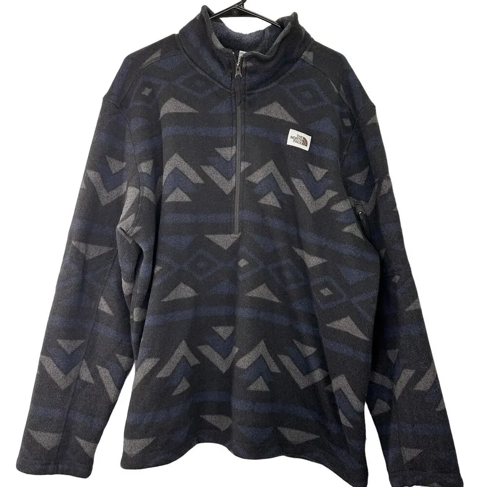 The North Face Men's 1/2 Half Zip Southwest Patterned Pullover Size XXL